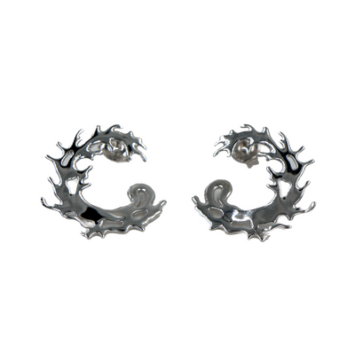 Water Texture - Water Swirl Earrings