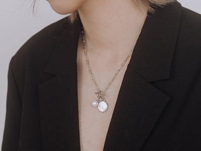 Paper Clip - Oyako Necklace