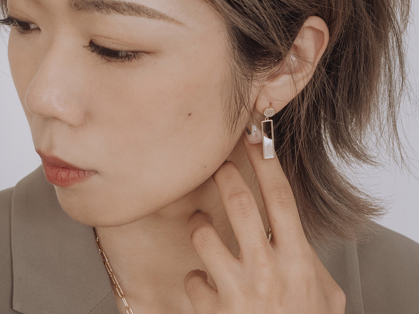 Geometric - Rectangle Earrings